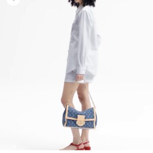 루이비통 도핀 소프트GM 데님블루