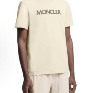 몽클레어 패치 로고 반팔 티셔츠