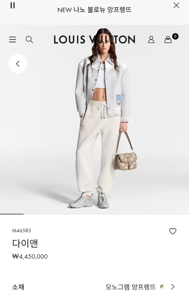 루이비통 다이앤 모노그램 앙프렝뜨