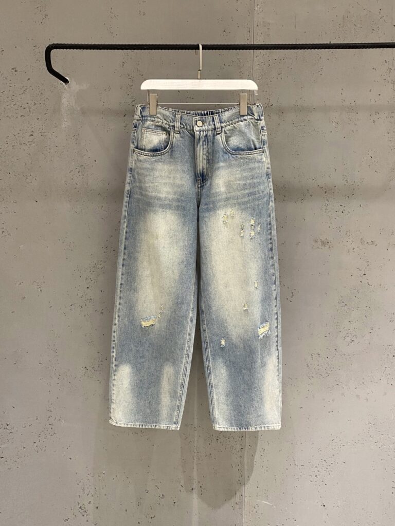 지방시 루즈핏 데미지 데님