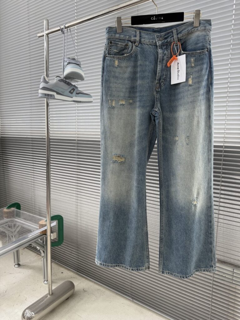 아크네스튜디오 와이드핏 데미지 진