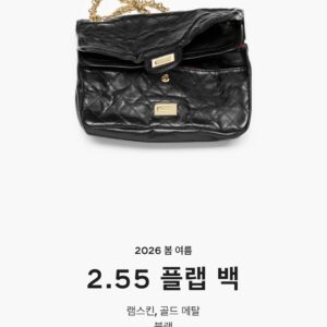 샤넬 26SS 2.55 플랩백