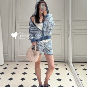 디올 리비에라 후드 셋업