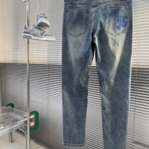버버리 블루 로고 데님