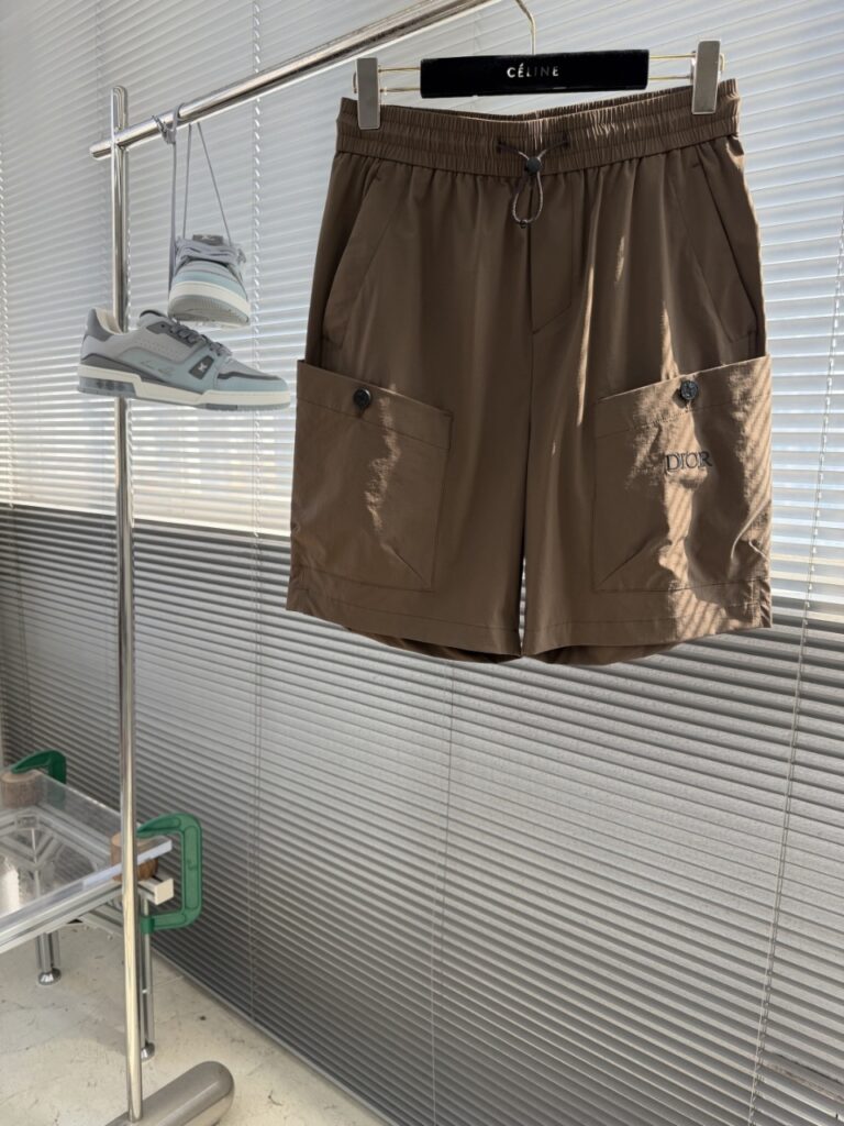 디올 양 포켓 워크웨어 하프팬츠