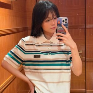 루이비통 스트라이프 폴로 니트