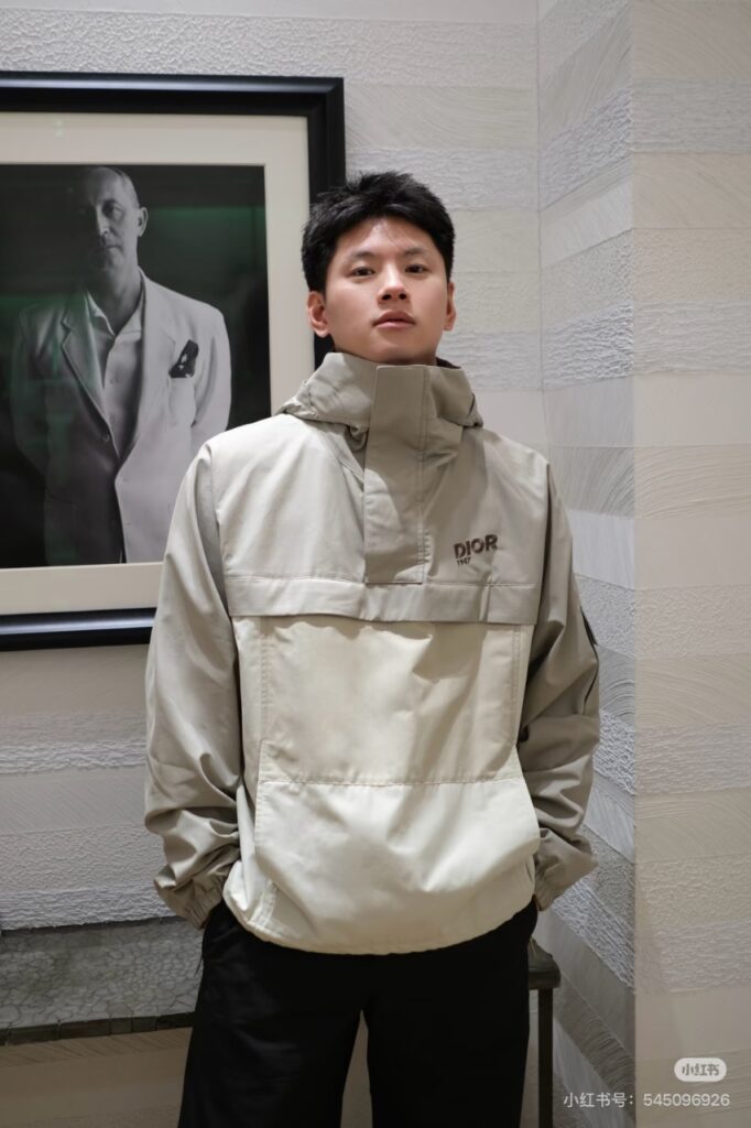 디올 블럭 아노락 자켓