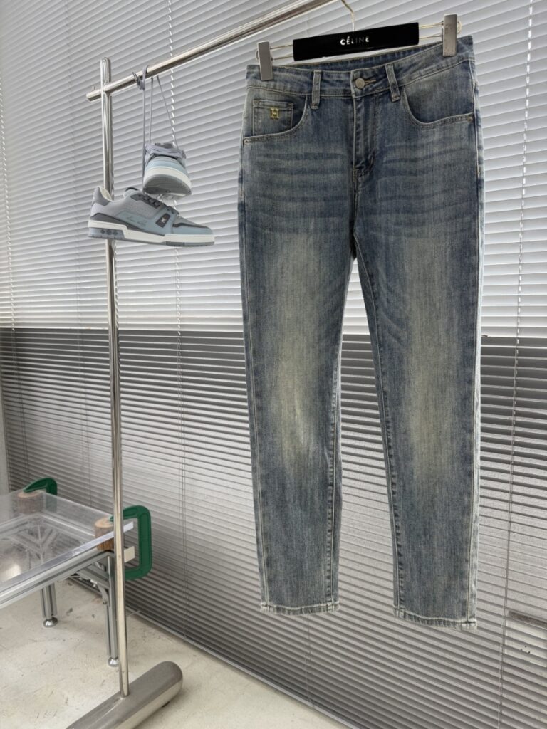 에르메스 고밀도 프리미엄 워싱 데님
