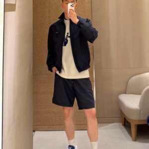 루이비통 스트라이프 나일론 5부팬츠