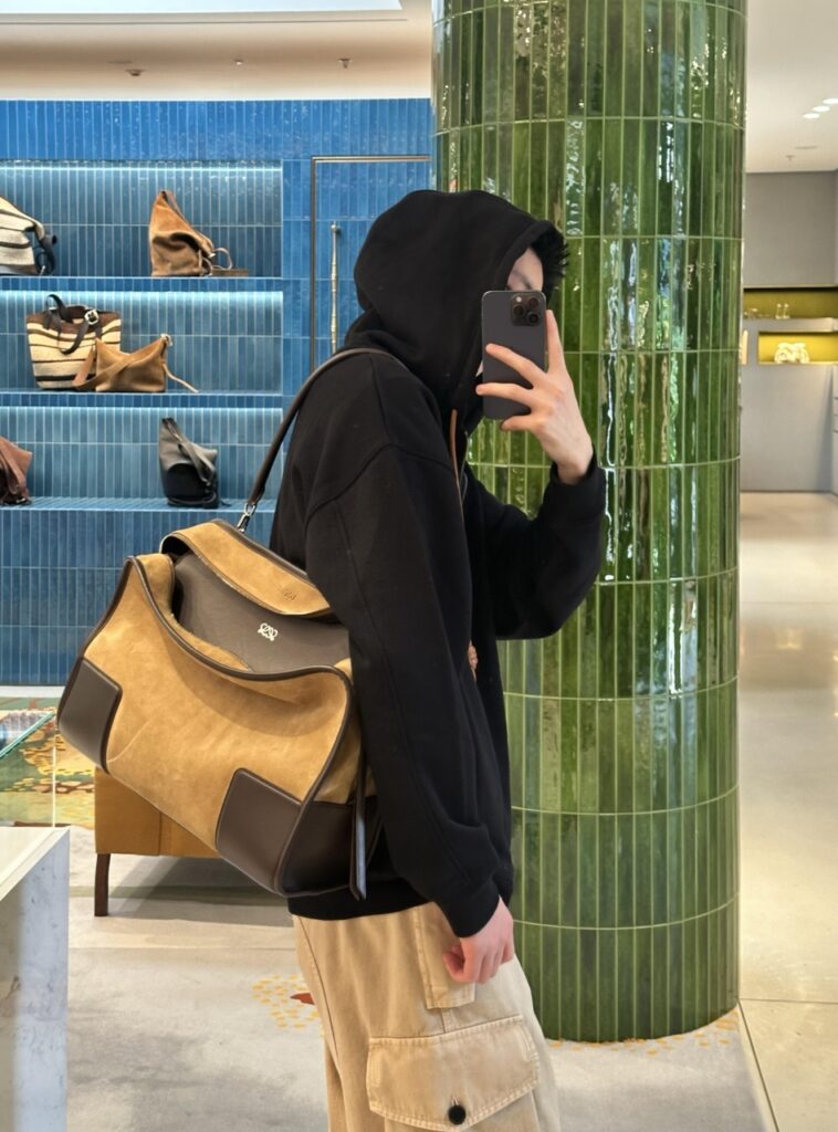 로에베 면 후드 집업