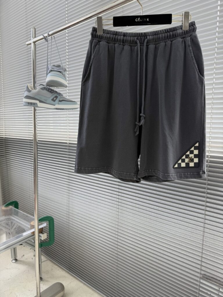 루이비통 체커보드 5부 팬츠