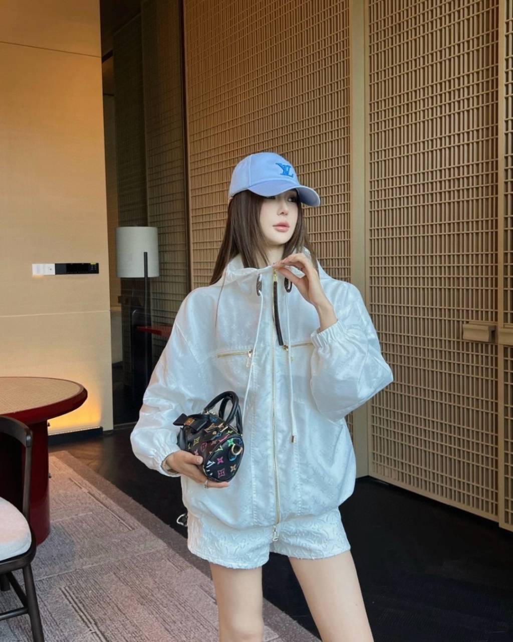 루이비통 모노그램 액센트 후디드 자켓 - 이미지 6