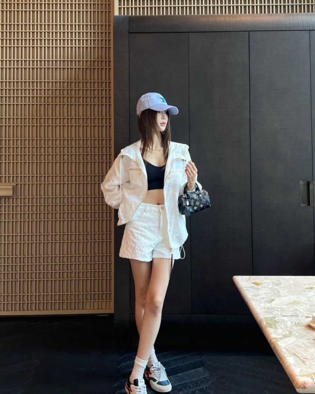 루이비통 모노그램 액센트 후디드 자켓 - 이미지 7