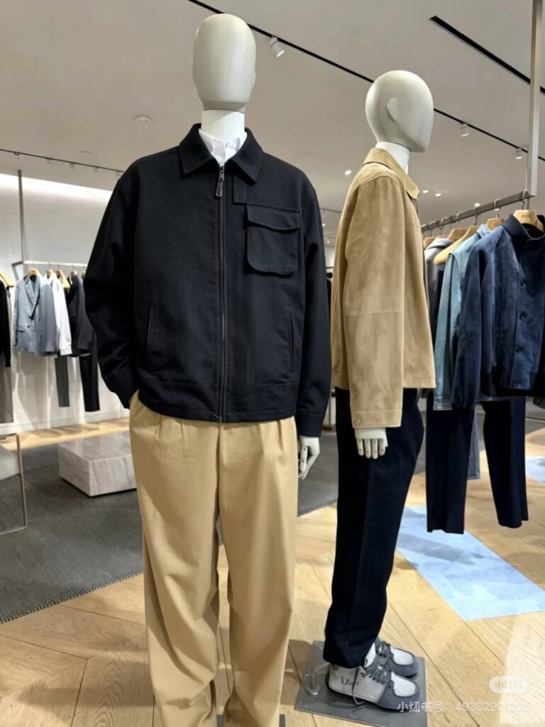 디올 린넨 집업 자켓