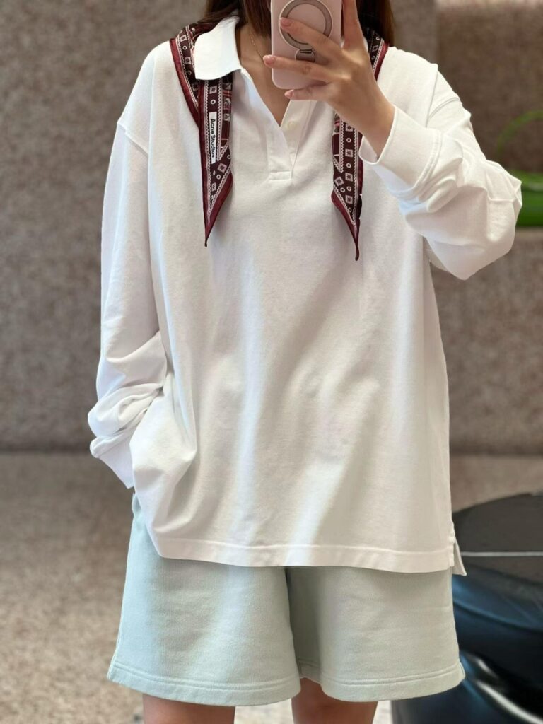 아크네스튜디오 폴로 라펠 티셔츠