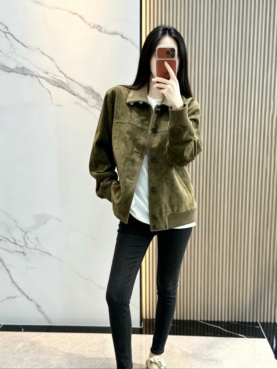 로로피아나 마렘마 봄버 자켓 - 이미지 6