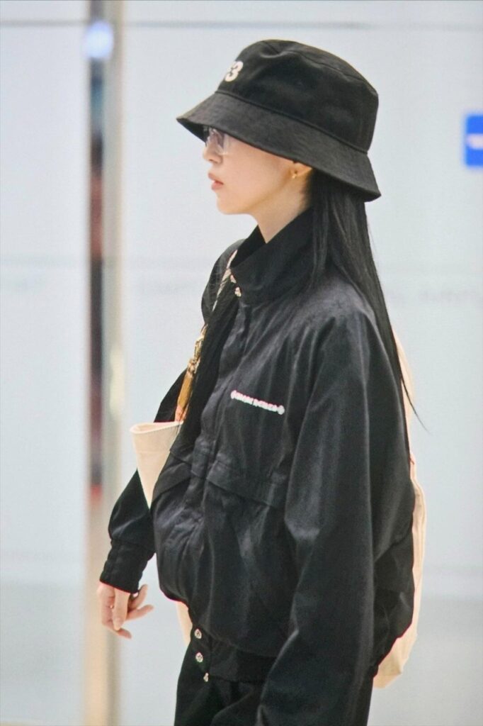 크롬하츠 크로스 풀프린팅 실크 블루종